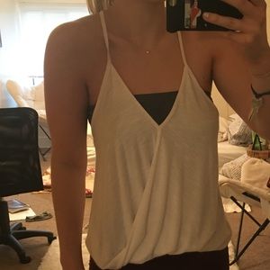 White Wrap Top Tank